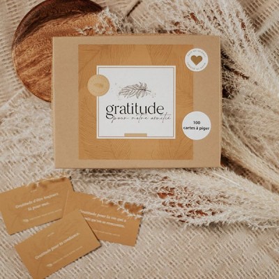 Boîte de cartes à piger - Gratitude pour notre amitié